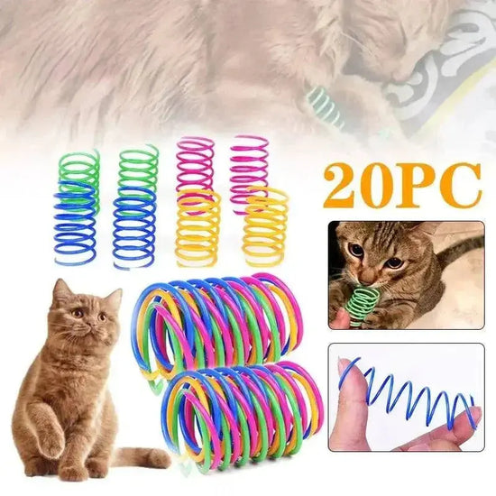 Jouet à ressort pour chat
