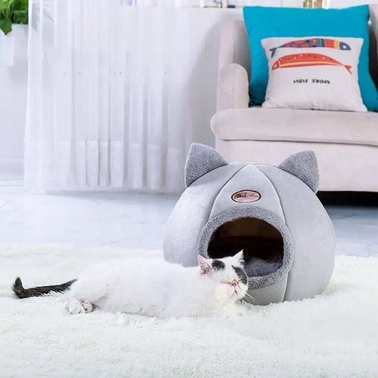 ComfyHouse™ - Niche pour chat ultra confortable lecoledeschats