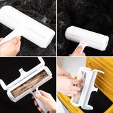 RouleauClean™ - Rouleau Brosse Double Actions | Poils d&